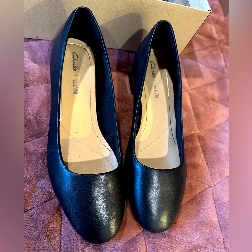 Clarks Orabella Alice black heels